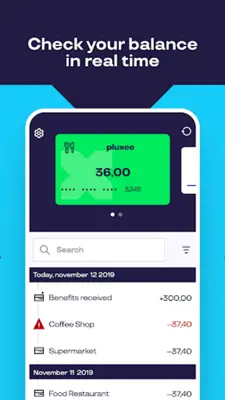 Pluxee android App screenshot 2